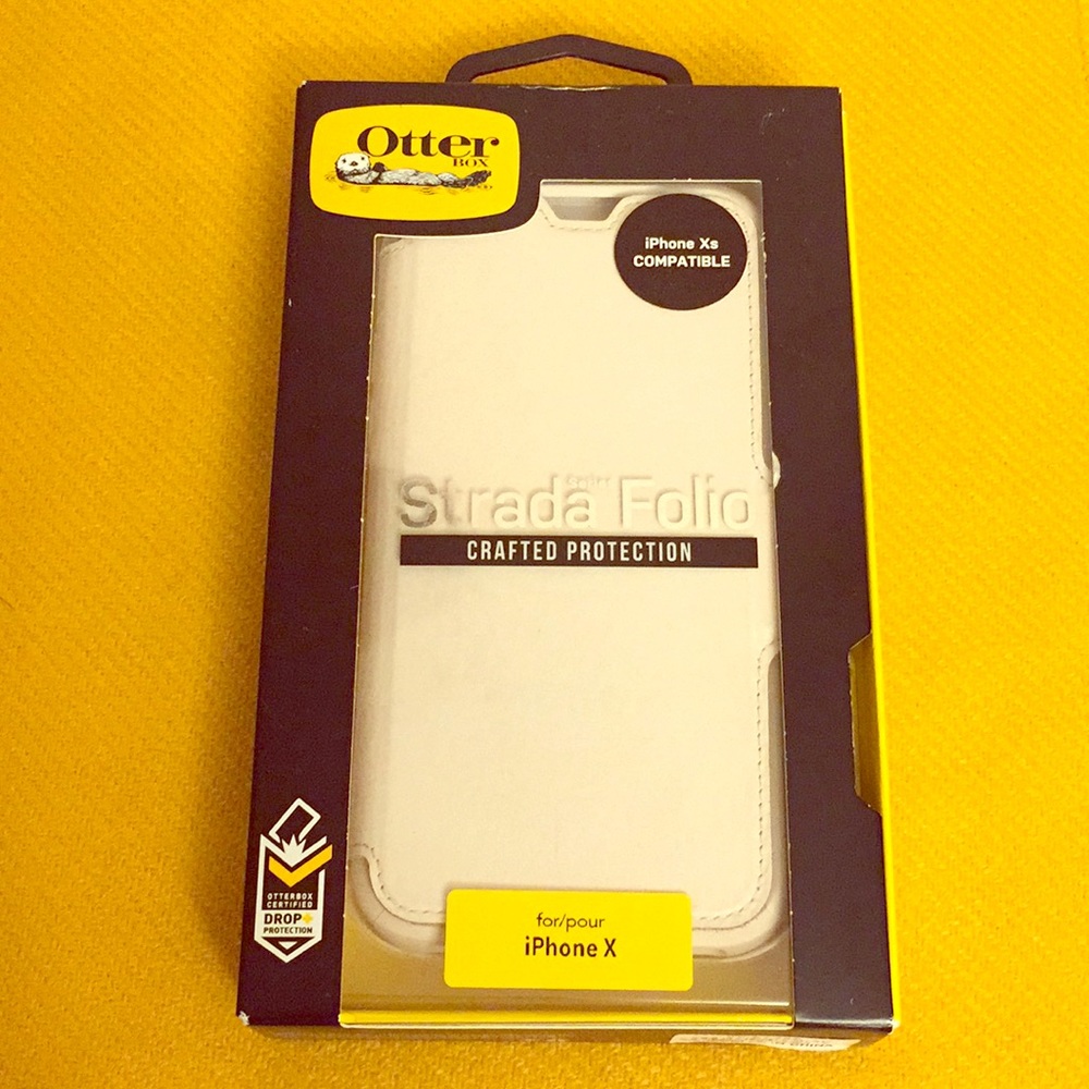 ONLY ONE! OtterBox Strada Folio Leather iPhone X Case